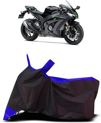 VESMEI Two Wheeler Cover for Kawasaki(Ninja ZX-10R SE BS6, Blue)