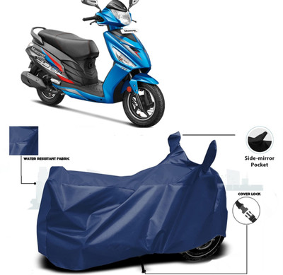 WMIZEXA Waterproof Two Wheeler Cover for Hero(Maestro Edge 110 BS6, Blue)