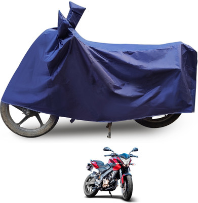 MOCKHE Two Wheeler Cover for Bajaj(Pulsar 200, Blue)