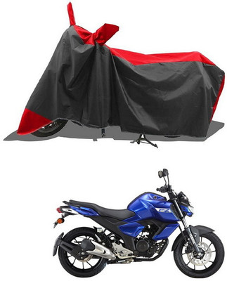 PAGORA Waterproof Two Wheeler Cover for Yamaha(FZ S V3.0 FI, Red, Black)