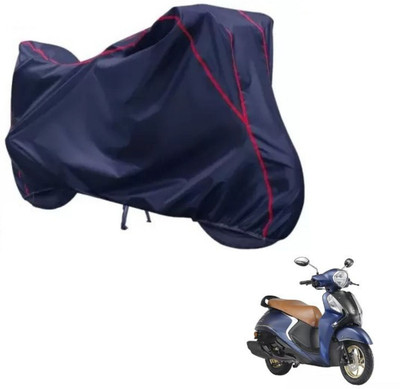 Love Me Two Wheeler Cover for Yamaha(Fascino, Blue, Red)