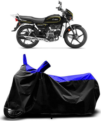 VESMEI Two Wheeler Cover for Hero(MotoCorp Splendor Plus, Blue)