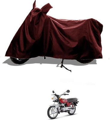 KEDIT Two Wheeler Cover for Bajaj(Boxer, Maroon)