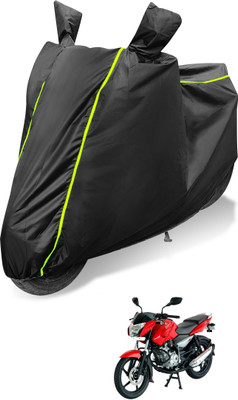 Auto Hub Waterproof Two Wheeler Cover for Bajaj(Pulsar 135 LS DTS-i, Black)