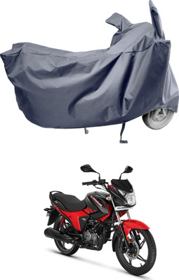 Amexride Two Wheeler Cover for Hero(New Glamour BS6, Grey)