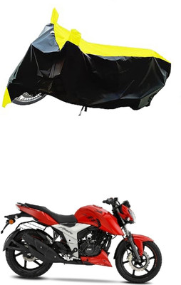 VESMEI Two Wheeler Cover for TVS(Apache RTR 160 4V, Yellow)