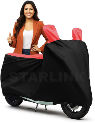 Starlink Waterproof Two Wheeler Cover for Yamaha(YZF R25, Black, Red)
