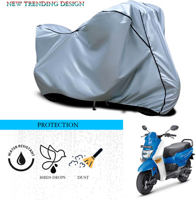 ANTHUB Waterproof Two Wheeler Cover for Honda(Cliq, Silver)
