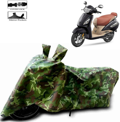 ma collections Waterproof Two Wheeler Cover for TVS(Jupiter 125, Green)