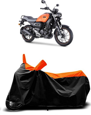 VESMEI Two Wheeler Cover for Yamaha(FZ-S, Orange)