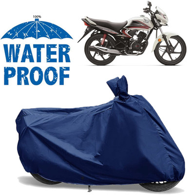 AUTOCAD Waterproof Two Wheeler Cover for Honda(Dream, Blue)