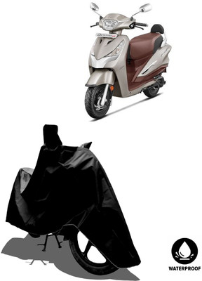 Amexride Waterproof Two Wheeler Cover for Hero(Destini 125, Black)