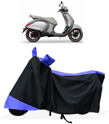 Tricway Two Wheeler Cover for Bajaj(Urbanite Chetak BS6, Multicolor)