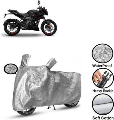 PAGORA Waterproof Two Wheeler Cover for Bajaj(Pulsar N160, Silver)