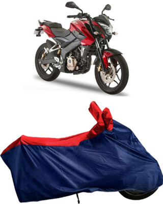 Autofly Waterproof Two Wheeler Cover for Bajaj(Pulsar 180NS, Blue, Red)