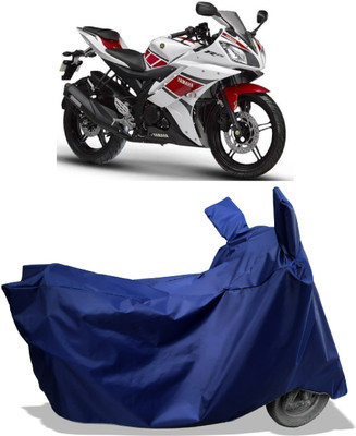 Amexride Two Wheeler Cover for Yamaha(YZF-R15 V2, Blue)