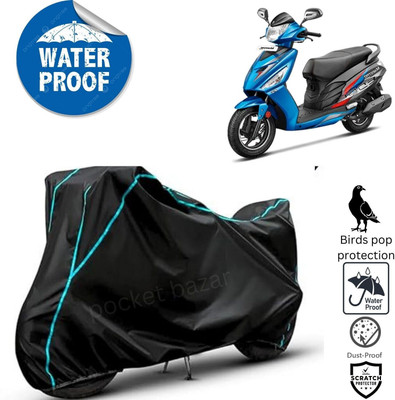 pocket bazar Waterproof Two Wheeler Cover for Hero(Maestro Edge, Black)