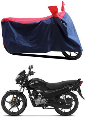 AASHTIK MART Two Wheeler Cover for Hero(Super Splendor, Red, Blue)