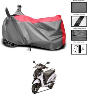 DeepShakshi AUTOMOTIVE Two Wheeler Cover for Honda(Activa 5G, Red, Grey)