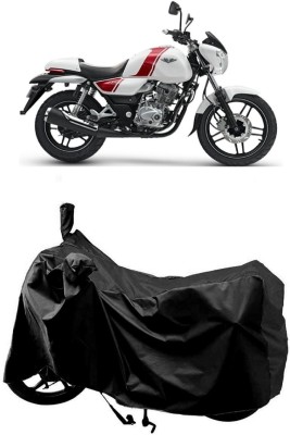 AutoKick Two Wheeler Cover for Bajaj(V 150, Black)