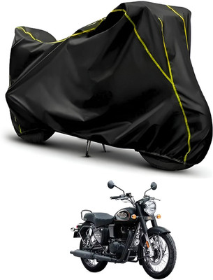 CODOKI Waterproof Two Wheeler Cover for Royal Enfield(Bullet 350, Black, Black)