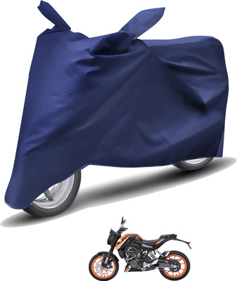 Caronix Waterproof Two Wheeler Cover for KTM(125 Duke, Blue)
