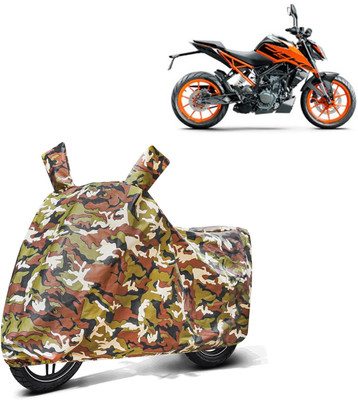AutoRetail Two Wheeler Cover for KTM(Duke 200, Multicolor)