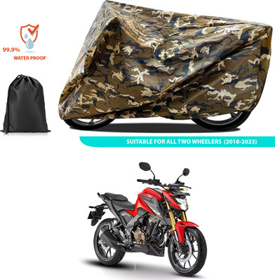 GOSHIV-car and bike accessories Waterproof Two Wheeler Cover for Honda(Yellow)