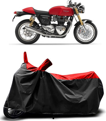 KEDIT Two Wheeler Cover for Royal Enfield(Thunderbird, Red, Black)