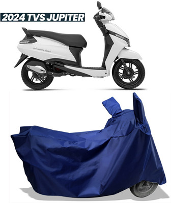 Amexride Two Wheeler Cover for TVS(Jupiter 125, Blue)