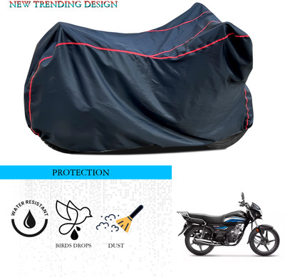 ANTHUB Waterproof Two Wheeler Cover for Honda(CD 110 Dream, Black)