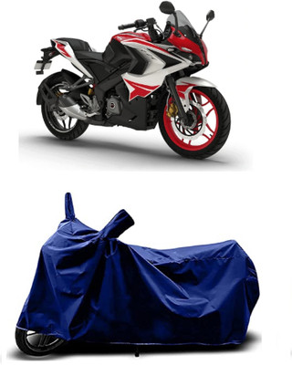 VESMEI Two Wheeler Cover for Bajaj(Pulsar 200NS FI BS6, Blue)