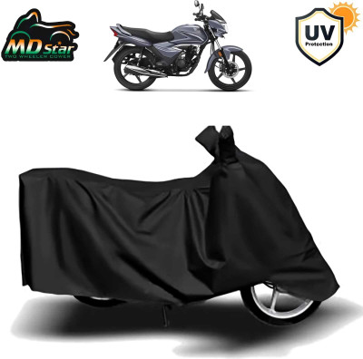 MWBB Waterproof Two Wheeler Cover for Honda(CB Shine, Black)
