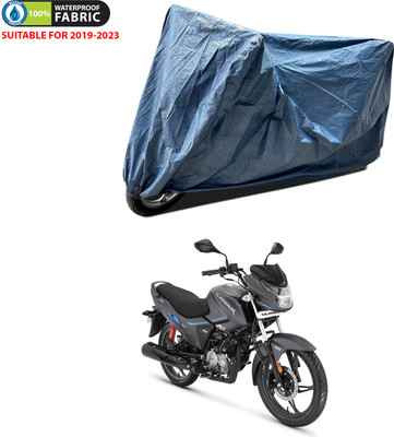 PAGORA Waterproof Two Wheeler Cover for Hero(Glamour i3s BS6, Blue)