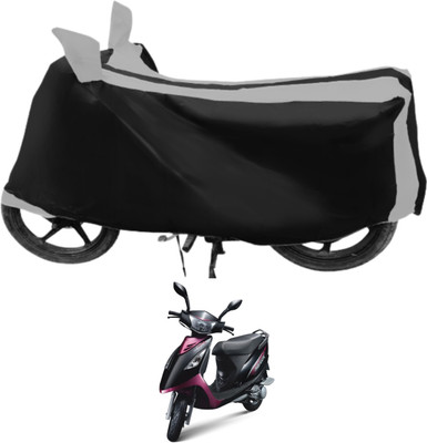 Euro Care Waterproof Two Wheeler Cover for TVS(Streek, Silver)