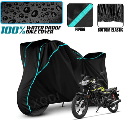 xodi Waterproof Two Wheeler Cover for Honda(SP125, Black, Blue)
