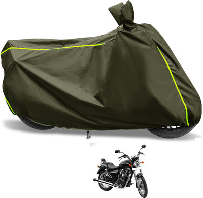 Euro Care Waterproof Two Wheeler Cover for Royal Enfield(Thunderbird 350, Green)