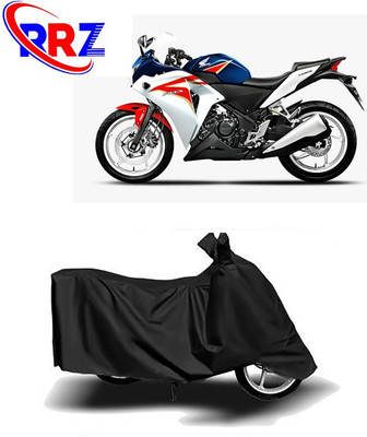 RRZ Waterproof Two Wheeler Cover for Honda(CBR 250R, Black)