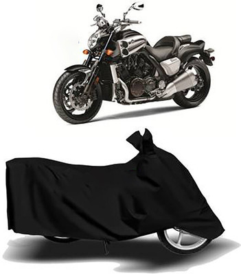 MWBB Waterproof Two Wheeler Cover for Yamaha(VMAX, Black)