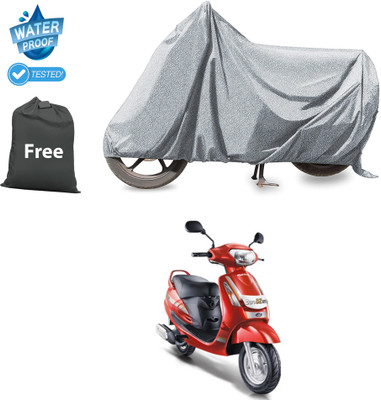 CODOKI Waterproof Two Wheeler Cover for Mahindra(Duro, Silver)