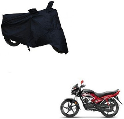 Mdstar Waterproof Two Wheeler Cover for Honda(Dream Yuga, Black)