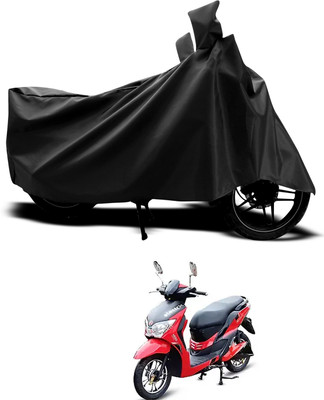 CODOKI Waterproof Two Wheeler Cover for Hero(Electric Dash, Black)