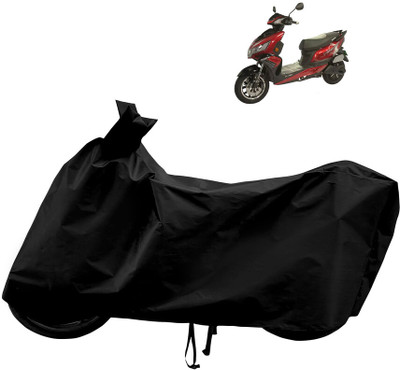 Horseyaart Waterproof Two Wheeler Cover for Okinawa(i-Praise, Black)