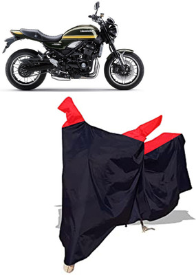 Amexride Two Wheeler Cover for Kawasaki(Z900 RS Cafe Racer BS6, Black)