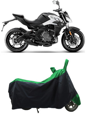 Coxtor Waterproof Two Wheeler Cover for CFMoto(400NK BS6, Green)