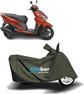 ZIMBER Two Wheeler Cover for Honda(Grazia, Green)