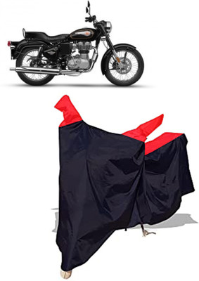 Amexride Two Wheeler Cover for Royal Enfield(Standard 350, Black)