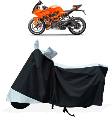 Tricway Two Wheeler Cover for KTM(RC 125 BS6, White)