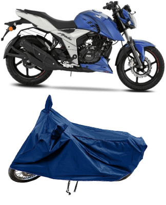 SPECTUS Two Wheeler Cover for TVS(Apache RTR 160 4V, Blue)