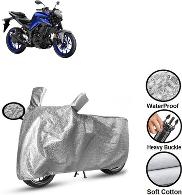 CODOKI Waterproof Two Wheeler Cover for Yamaha(MT 03, Silver)